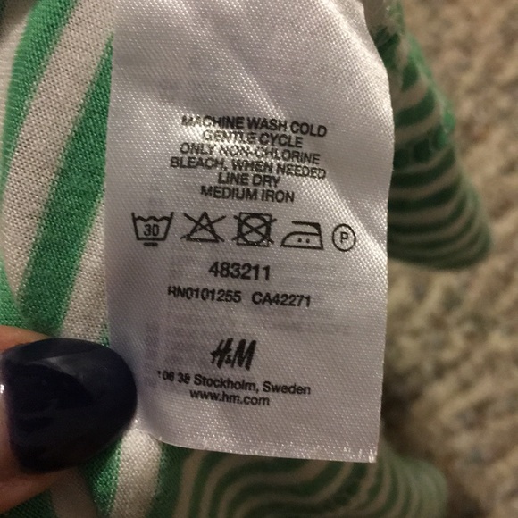 H&M Braided Strap Striped Tank Top - Picture 5 of 5